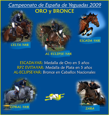 Plata y Bronce en Yeguadas 2008